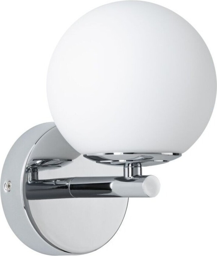 - Gove LED Vegglampe IP44 3000K 400lm Chrome/Satin