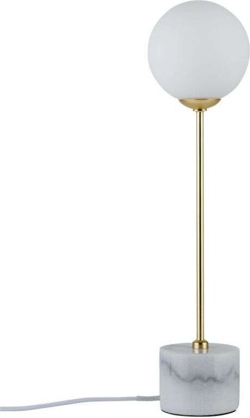 - Moa Bordlampe White/Gold/Marble