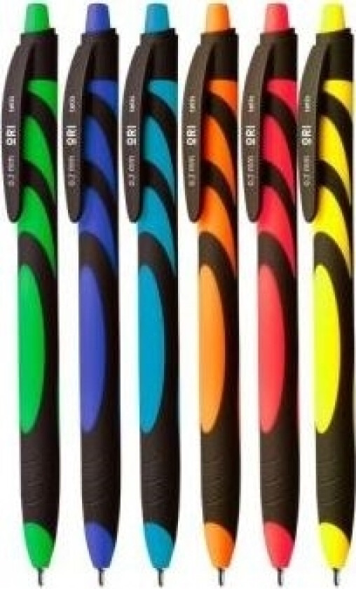 Tetis Automatisk Kulepenn 0,7 Mm Mix (36 Stk.) Kd912-Nm