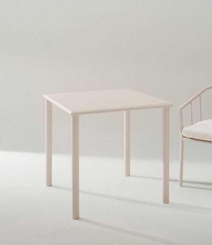 spisebord 75x75 cm Beige