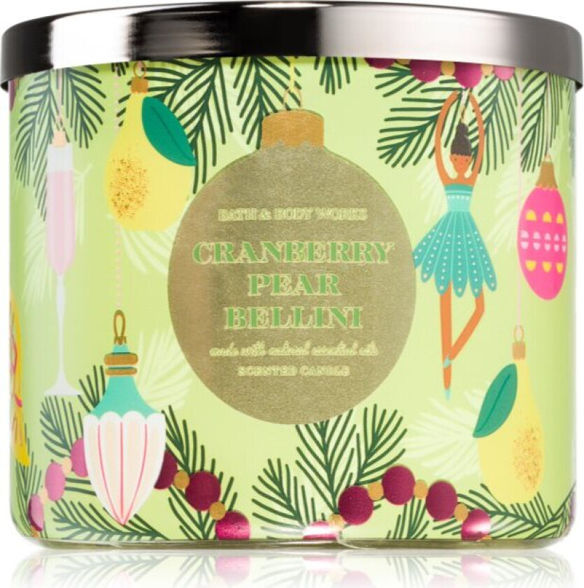 Tranebærpære Bellini duftlys 411 g