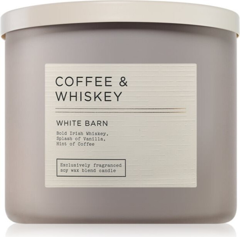 Kaffe & Whisky duftlys 411 g