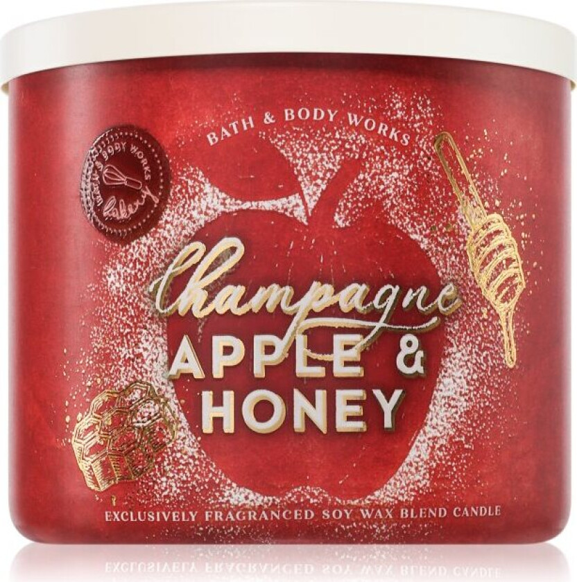 Champagne duftlys eple og honning 411 g