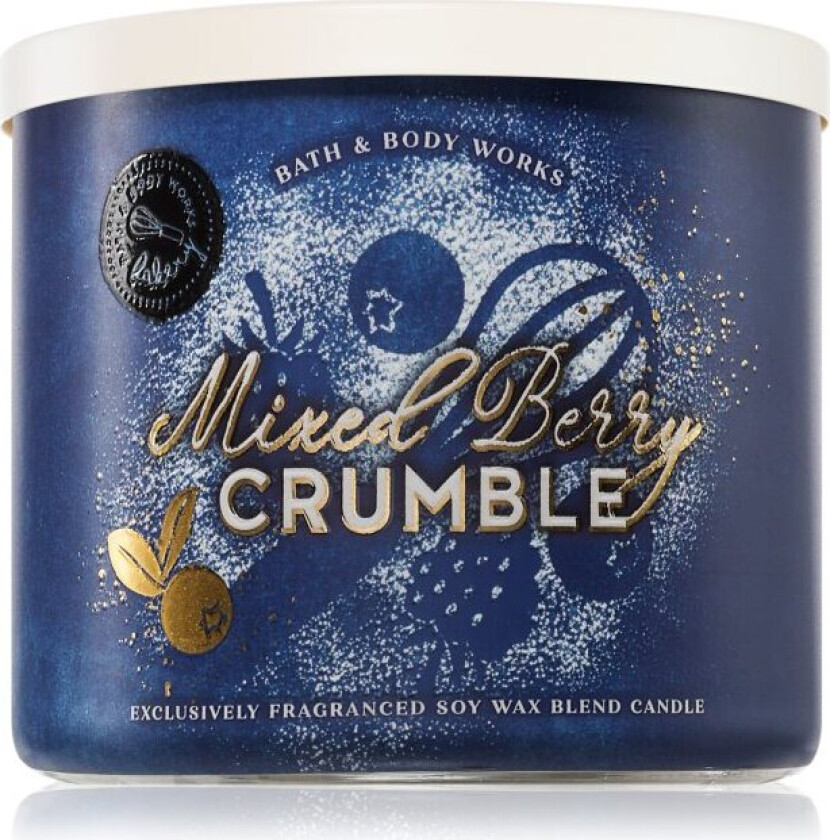 Blandet Berry Crumble duftlys 411 g
