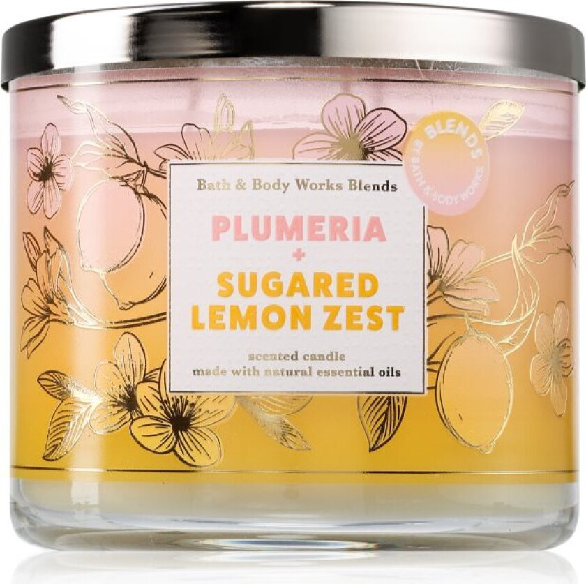 Plumeria & Sugared Lemon Zest duftlys 411 g