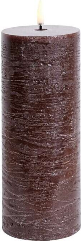 - Kubbelys LED 7,8x20,3 cm Rustic Brown