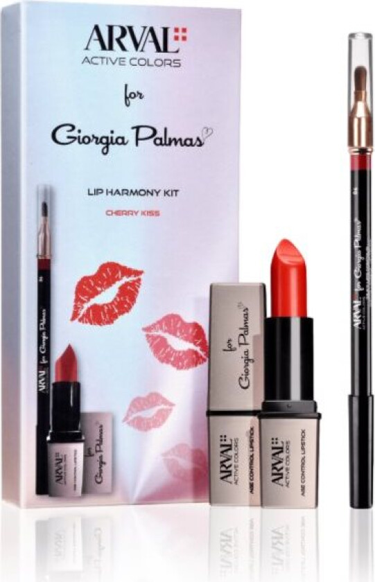 THE LIP HARMONY KIT Cherry Kiss 2-delt sminkesett for kvinner