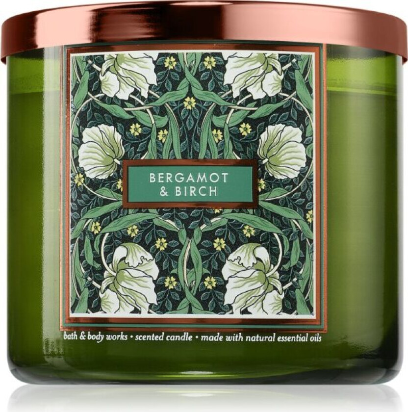 Bergamott & Bjørk duftlys 411 g