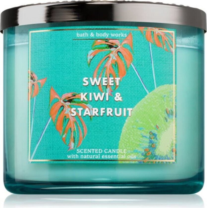 Søt Kiwi & Starfruit duftlys 411 g
