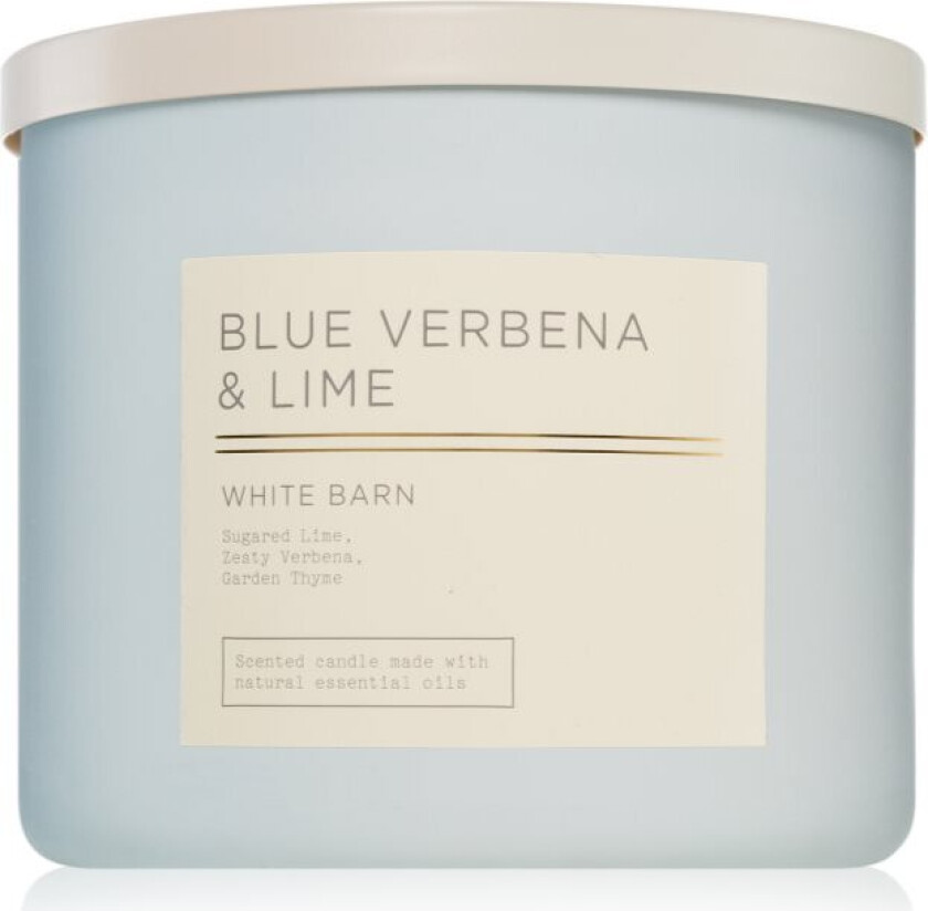 Blå Verbena & Lime duftlys 411 g