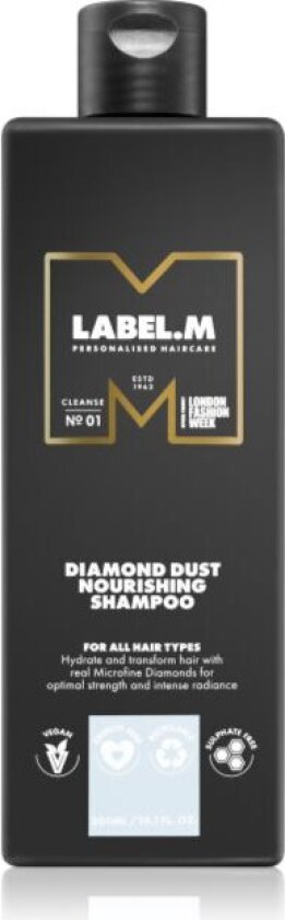 label.m Diamond Dust rensesjampo for alle hårtyper 300 ml