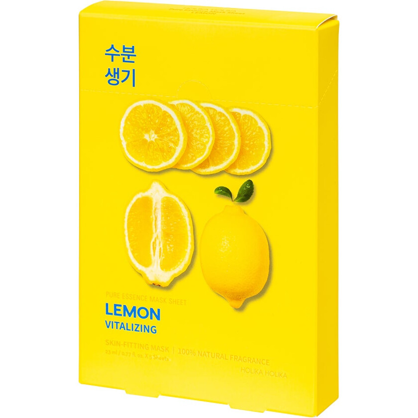 Pure Essence Mask Sheet Pack Lemon,   Ansiktsmaske