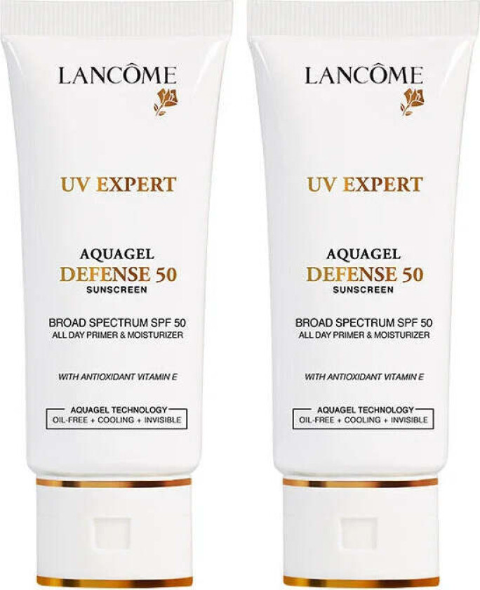 Lancome UV Expert Duo Set Moisturizing Sunscreen Defense SPF 50 2 stk 30 ml