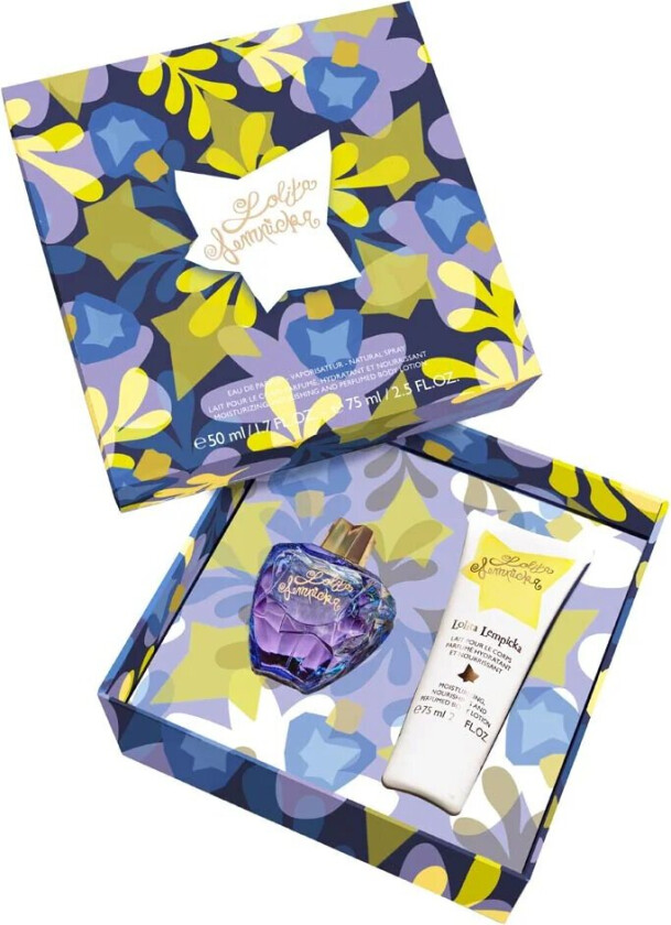 Sett Lolita Lempicka: My First Parfume Eau De Parfum for kvinner 50 ml + My First Parfume Hydrating Body Milk 75 ml
