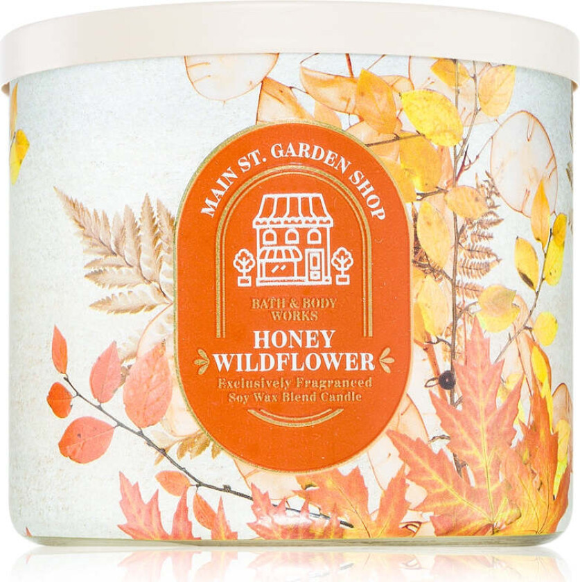 Honning villblomst duftlys 411g