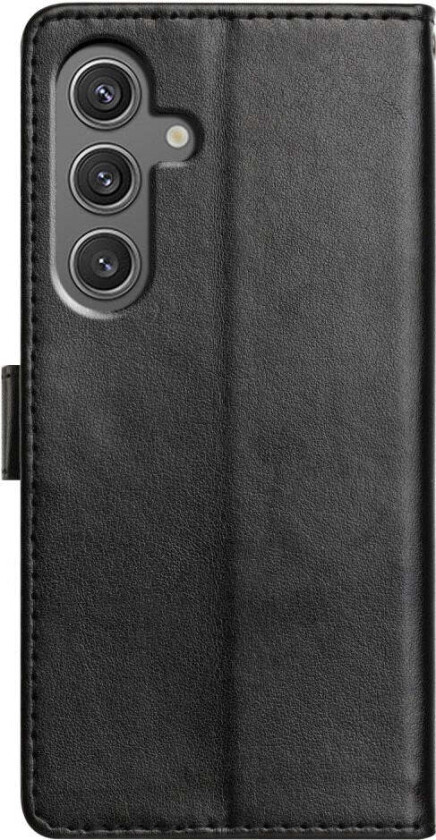 Samsung Galaxy A26 (5G) Kunstskinn Flip Deksel m. Strop - Svart