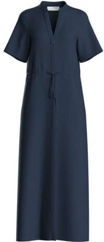 Viva-Damina Ss Ankle Dress Noos - Dark Sapphire 40