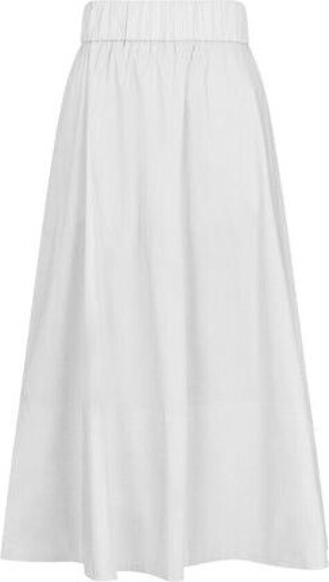Yara Poplin Skirt - White 36