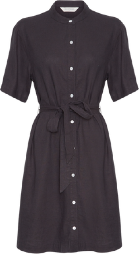Moss Copenhagen Pennie Ginia 2/4 Shirt Dress - Phantom S