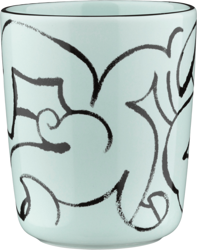 Pistilla kopp 25 cl Mint-black