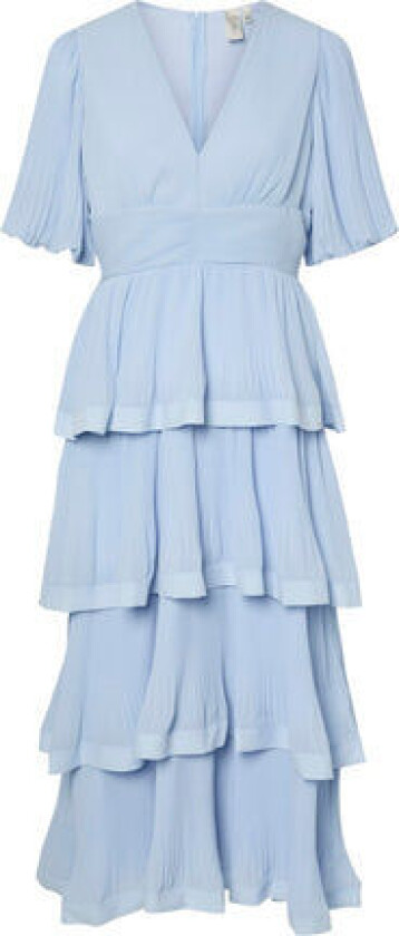 Yasplira Ss Long Dress - Halogen Blue 38