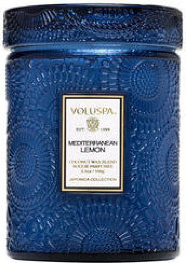 Small Jar Candle - Mediterranean Lemon One Size