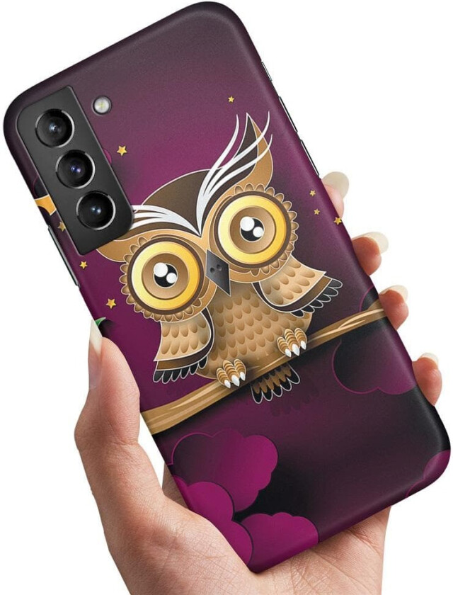 Samsung Galaxy S22 - Deksel/Mobildeksel Lysbrun Ugle