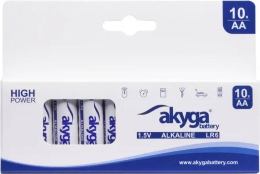 Aa Lr6 Aa-Batteri Alkali-Mangan 3050 Mah 1.5 V 10 Stk