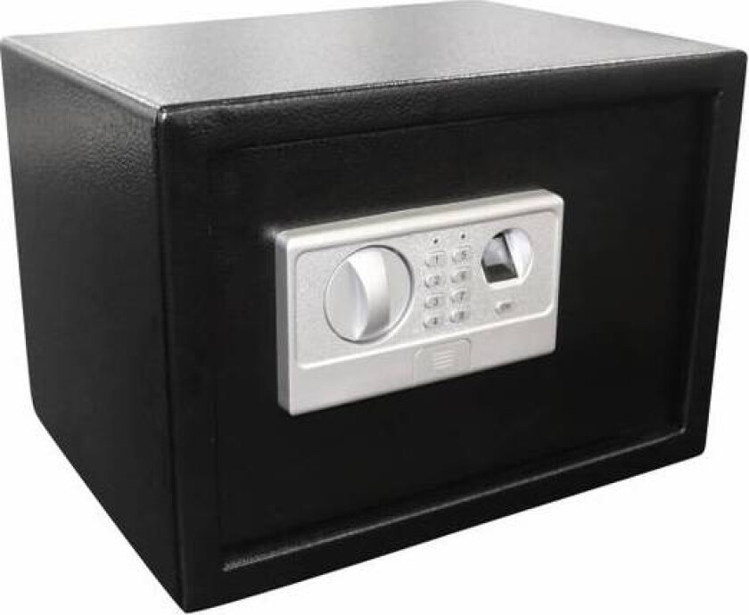 Safe med fingeravtrykksensor 25×35×25 cm