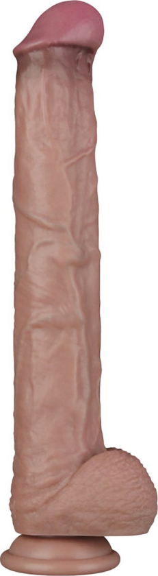 LoveToy: Dual-Layered Bendable Silicone XXL Cock, 37.5 cm