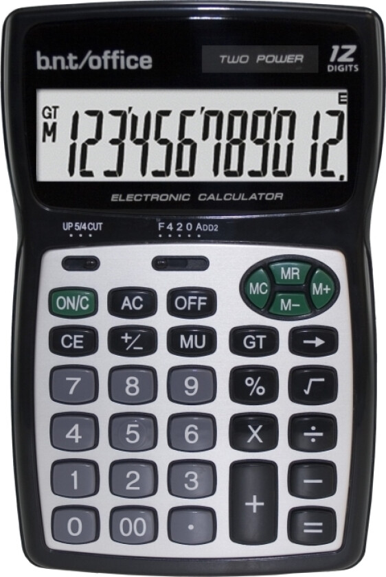 Lommeregner Bnt/Office 55 12 Cifre