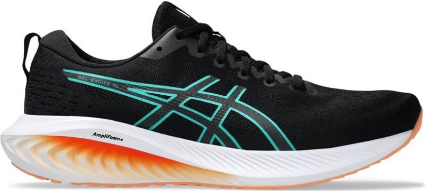 Gel-Excite 10 Herre Black/Wave Teal 41 ½