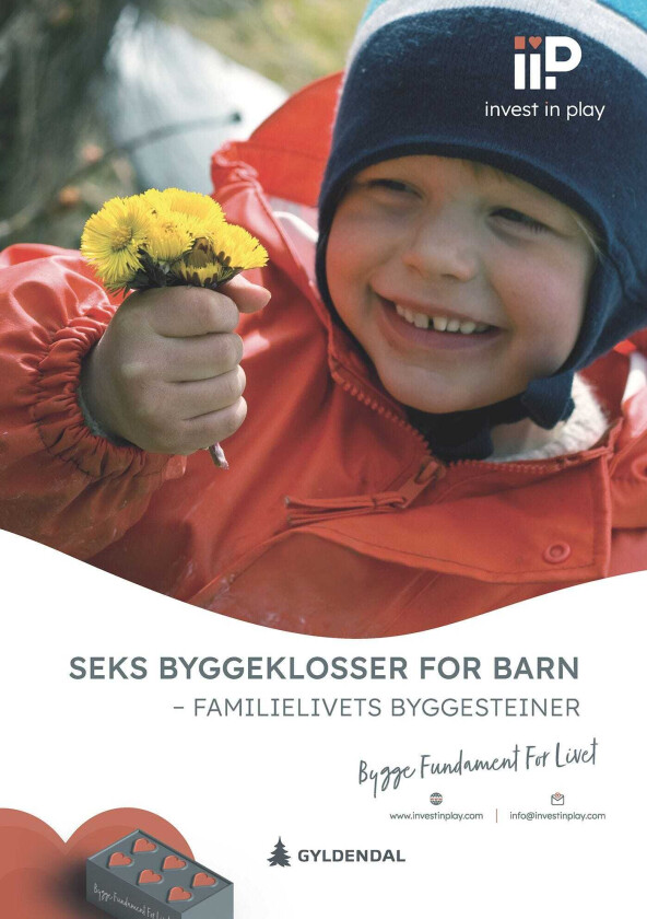 Seks byggeklosser for barn familielivets byggesteiner
