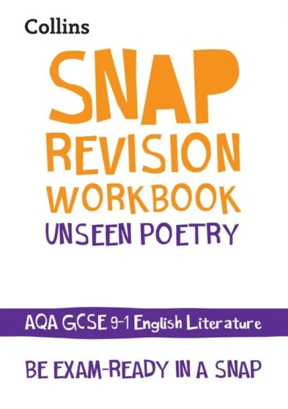 AQA Unseen Poetry Anthology Workbook av Collins GCSE