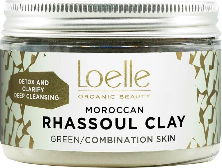 Green Rhassoul Clay, 150 g Ansiktsmaske