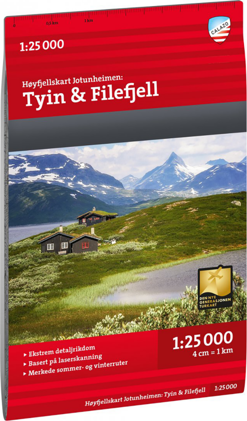 Høyfjellskart Jotunheimen