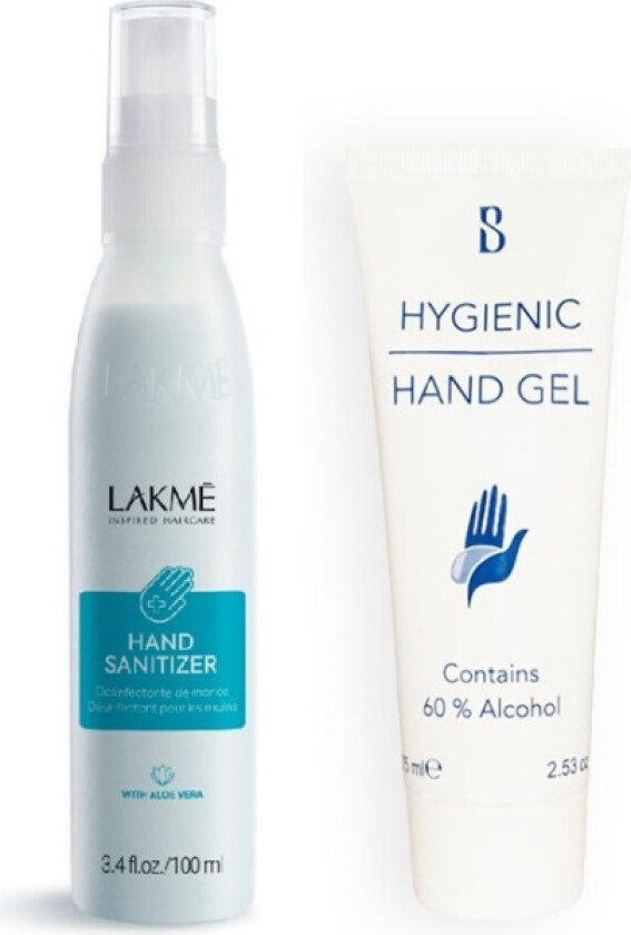 2-pakning Hånddesinfeksjonsspray Mix 100 ml + 75 ml