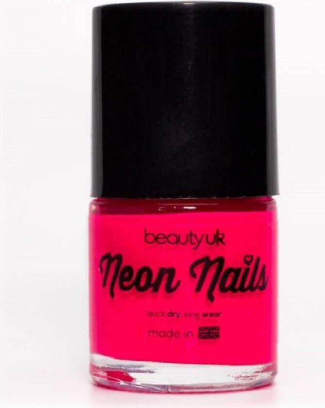 Beauty UK Neon neglelakk - Magenta