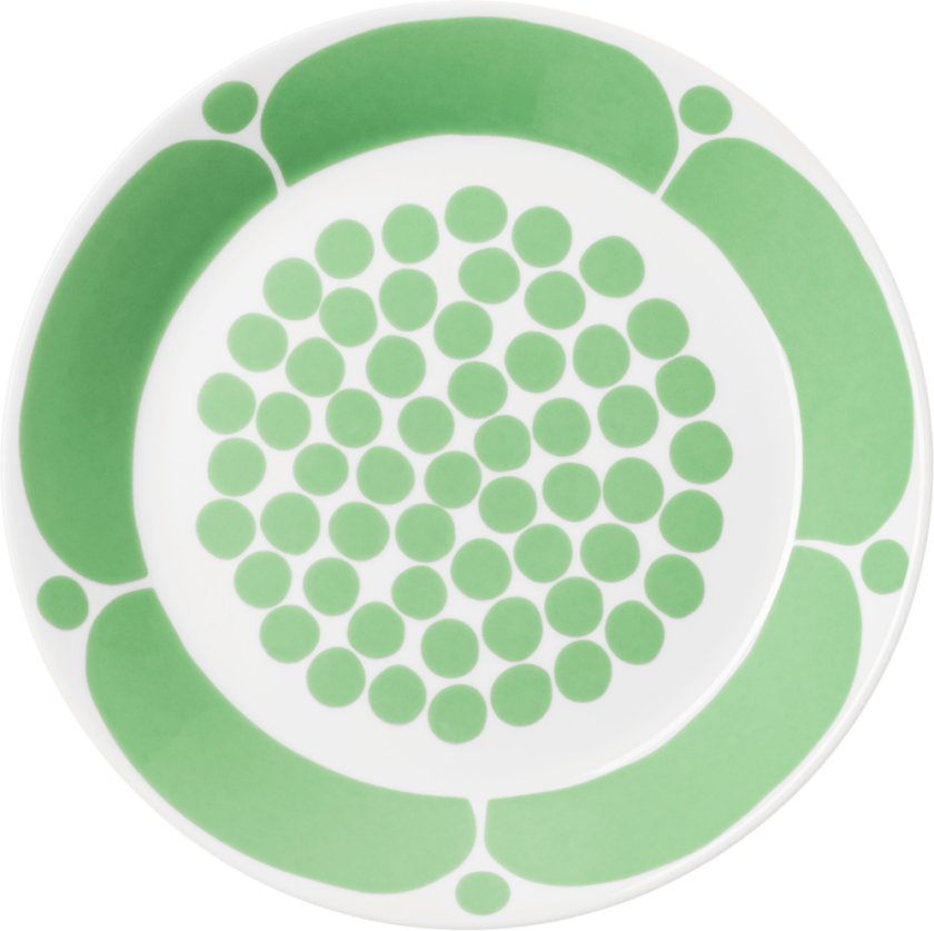 Sunnuntai tallerken Grønn, Ø21 cm