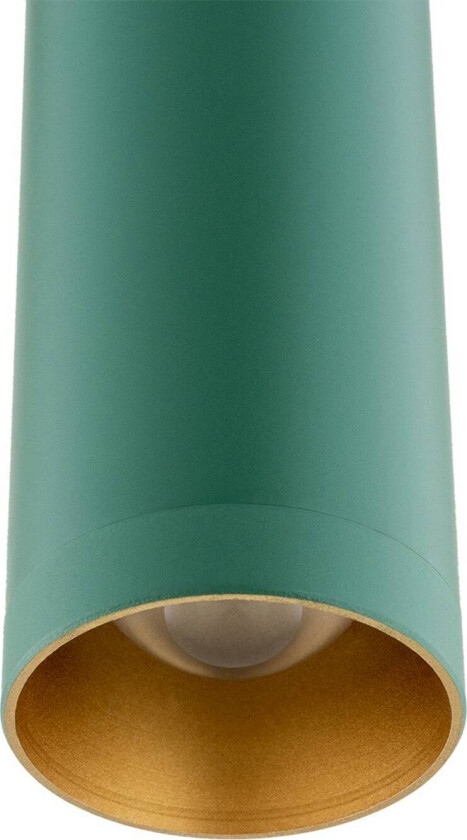 Rulo LED-pendellampe, grønn, stål, 3000 K