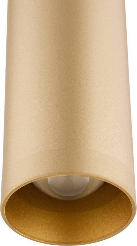 Rulo LED-pendellampe, gull, stål, 3000 K