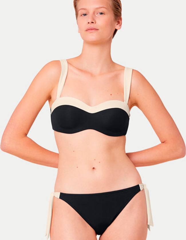 Summer Glow DP bikinitopp uten bøyle, svart, Størrelse: 38D, Kvinner