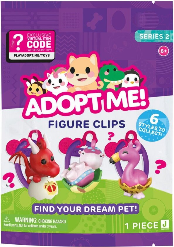 Clip On Figure 7,5 CM Asst. - (243-0367)
