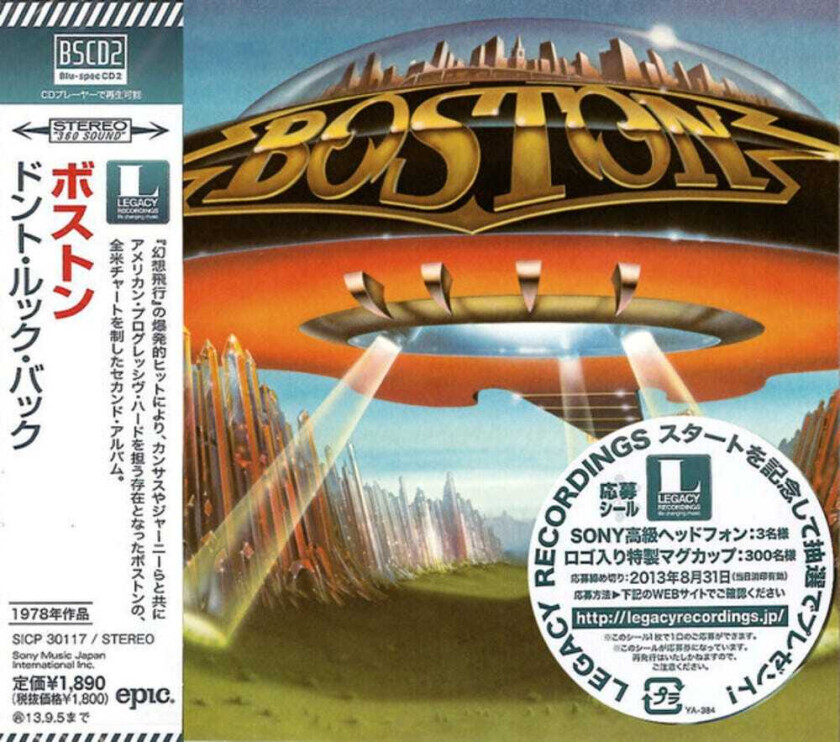 Boston Don't Look Back CD