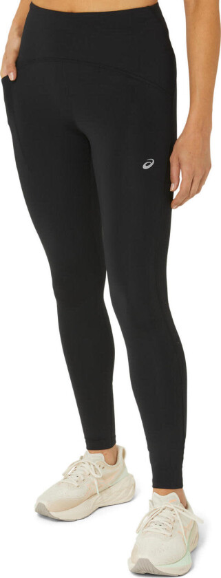 Asics Women's Road High Waist Tight Performance Black L, Performance Black