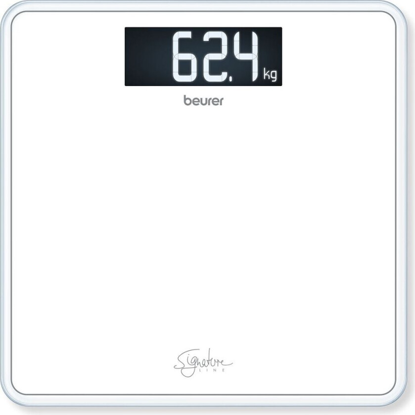 - GS 400 Bathroom Scale Glass ( White ) - 5 Year warranty