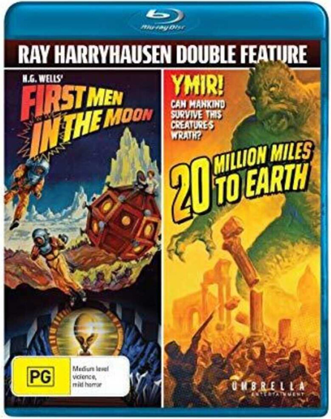 Ray Harryhausen's 1st Men In The Moon & 20 Million Bluray