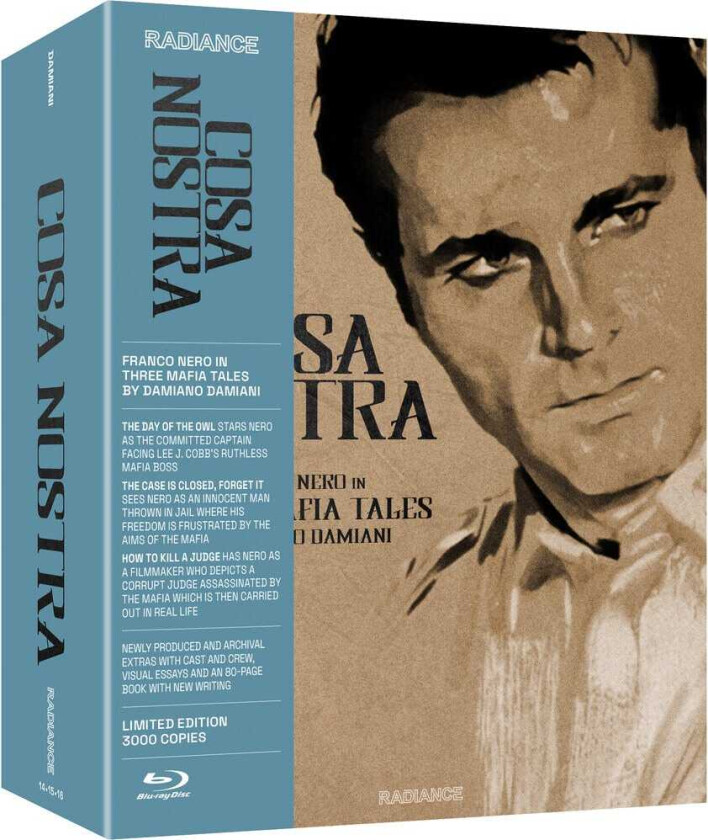 Cosa Nostra: Franco Nero In Three Mafia Tales By Bluray