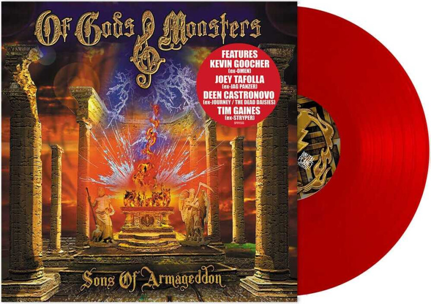 Of Gods & Monsters Sons Of Armageddon Red LP/Vinyl