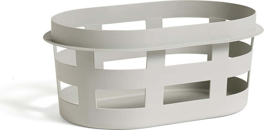 - Laundry Basket Recycled Small - Light grey